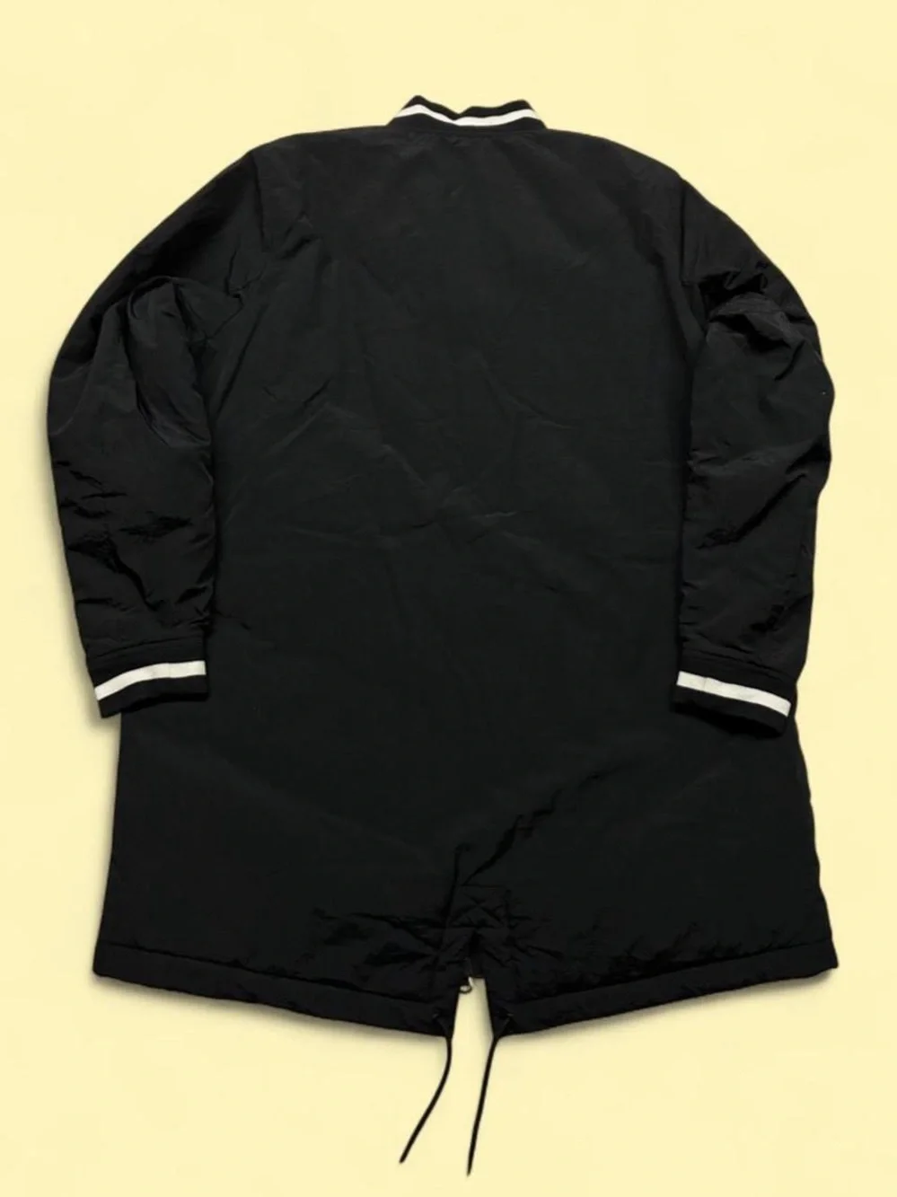 Nike Pitt Panthers Baseball Jacket Coat Black White Men’s Large Parka Official